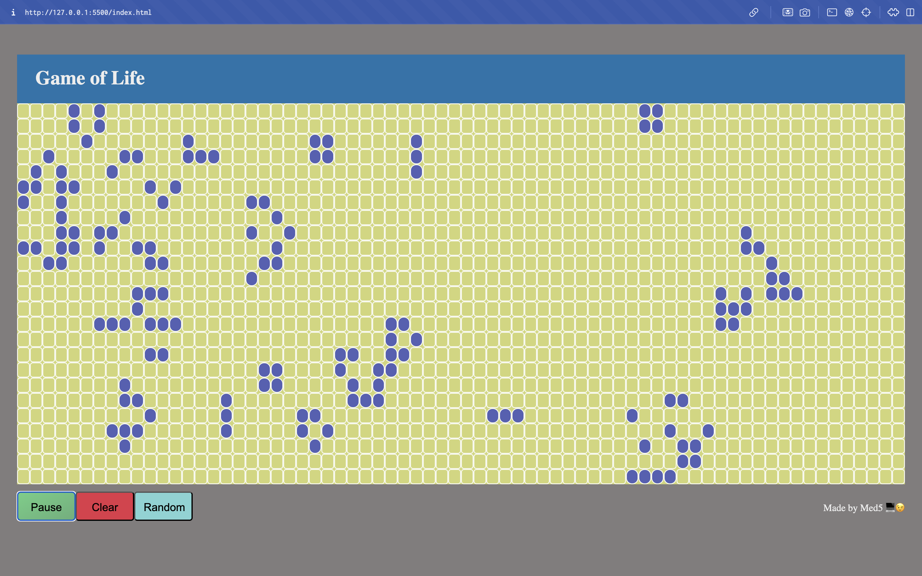 Jeu de la Vie de Conway